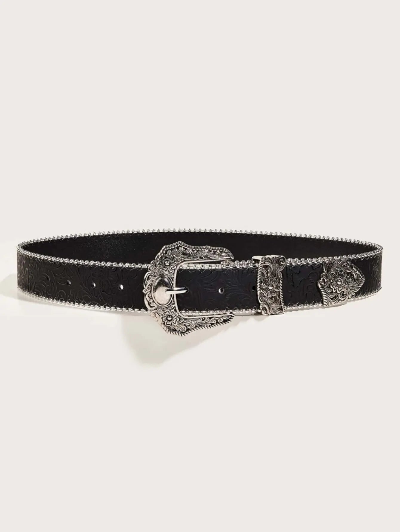 Ceinture Western en Cuir PU – Style Cowboy ; Cowgirl