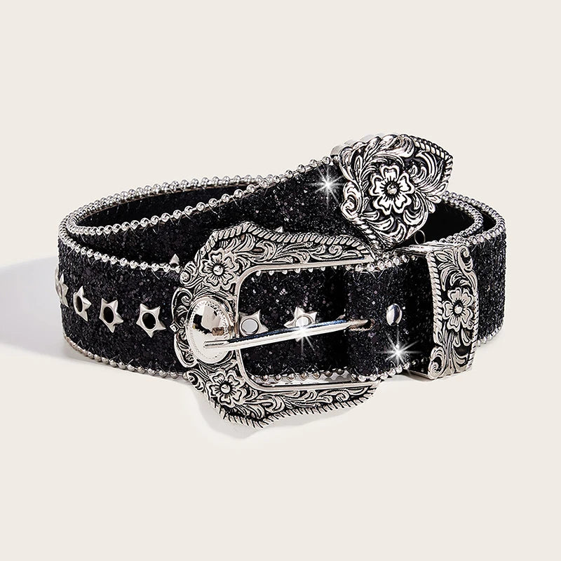 Ceinture Vintage Strass – Élégance et Charme Rétro