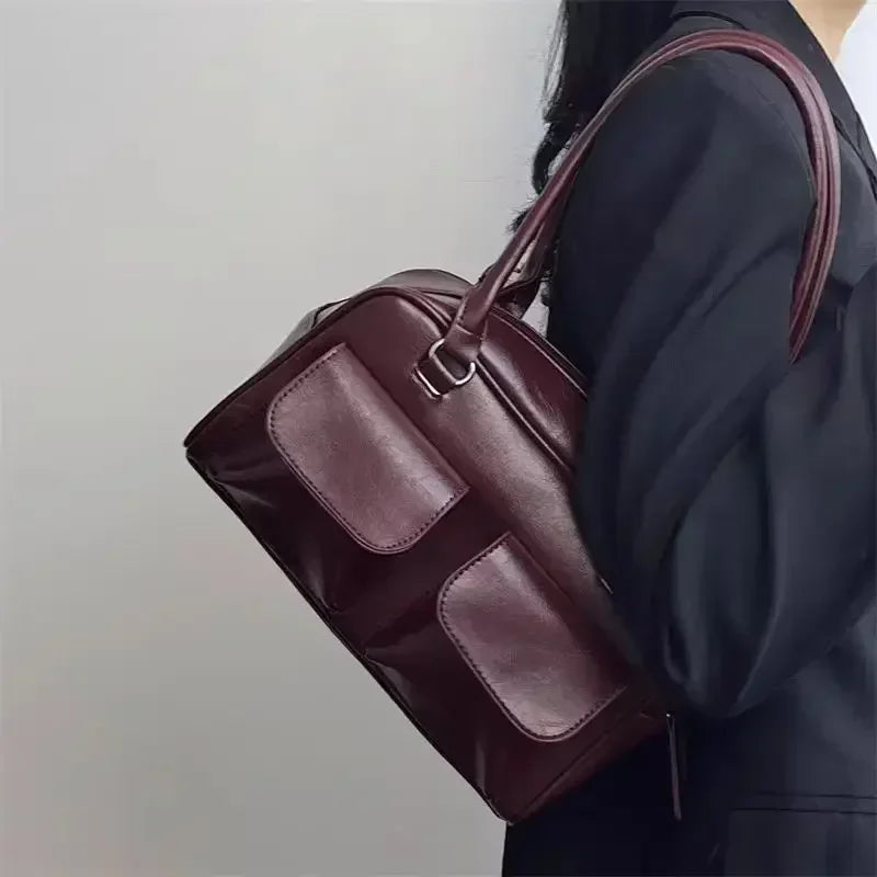 Sac Bandoulière Vintage Femme en Cuir