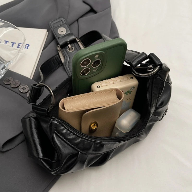 Sac Vintage a base de cuir