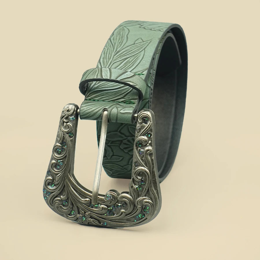 Ceinture Femme en Cuir PU – Style Casual avec Boucle Carrée