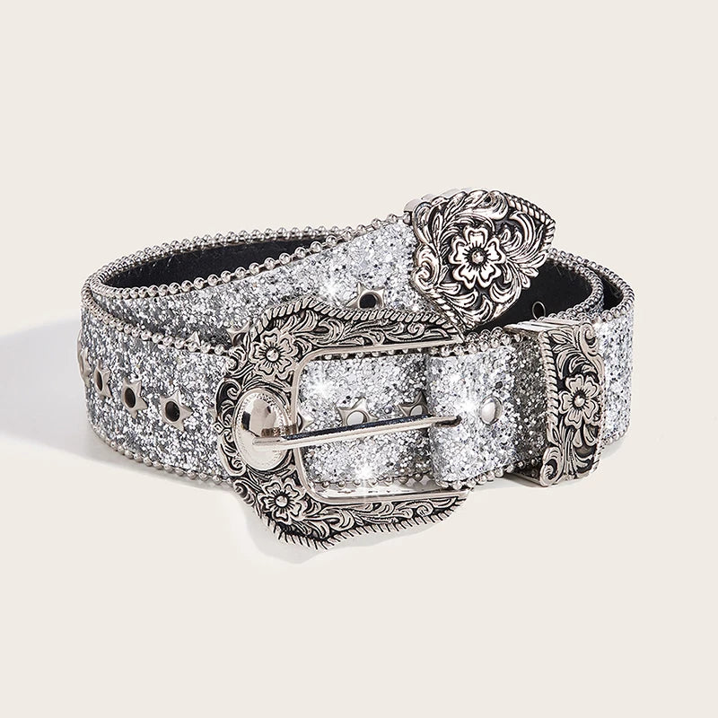 Ceinture Vintage Strass – Élégance et Charme Rétro